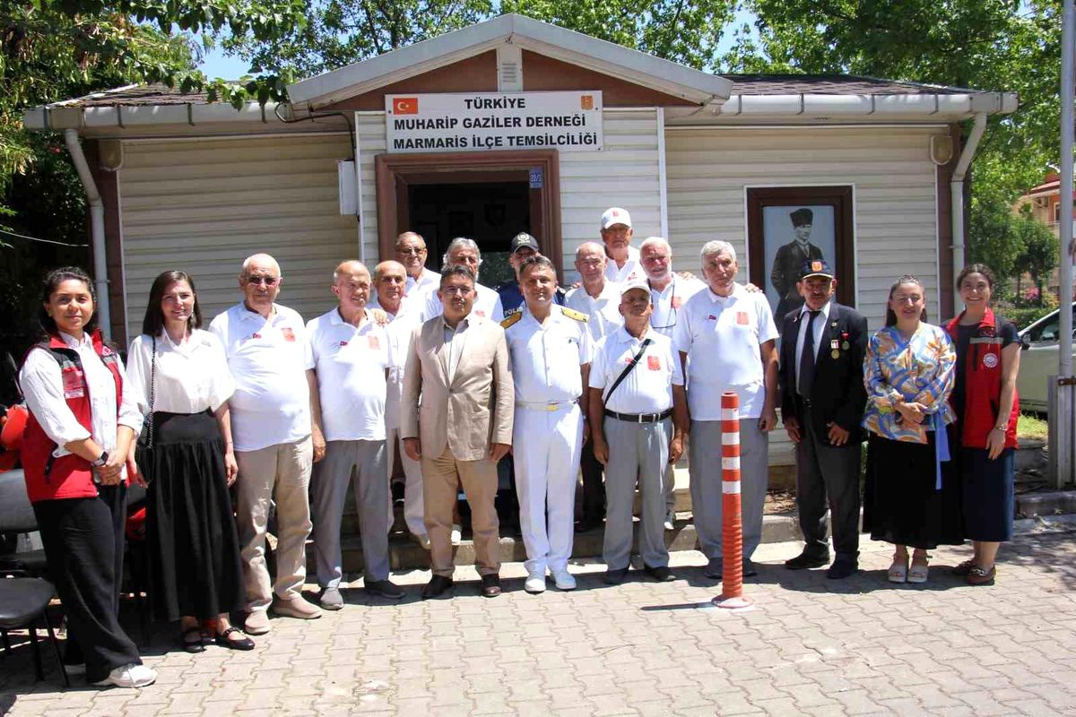 Marmaris'te Kıbrıs Gazileri: "Yine çağrılsa vatan için göreve hazırız"