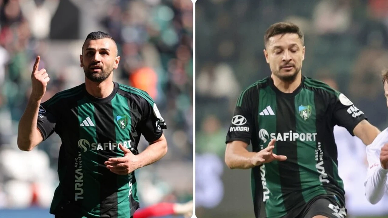 Kocaelispor Serdar Dursun ve Ahmet Oğuz'a veda etti