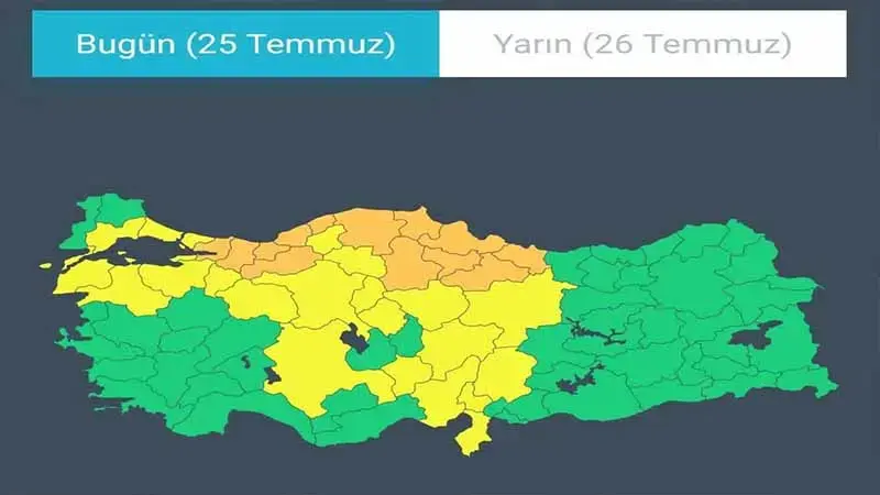 AFAD: Uyarı verilen illerde 18 bin 705 personel görevlendirildi