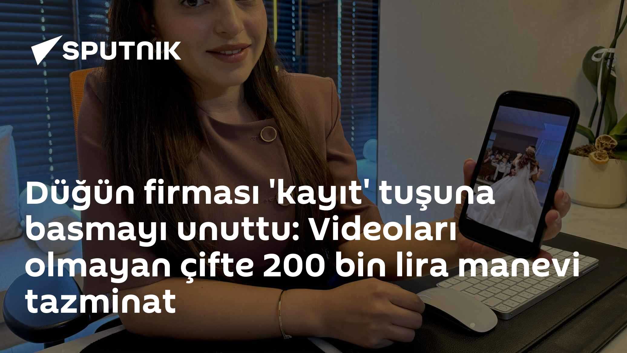 Düğün firması 'kayıt' tuşuna basmayı unuttu: Videoları olmayan çifte 200 bin lira manevi tazminat