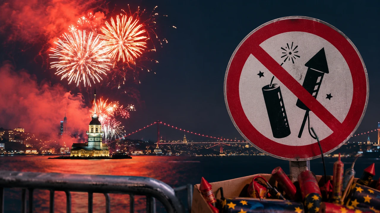 Bugün itibarıyla yasak! İstanbul'da havai fişek ve meşale kullananlara dikkat