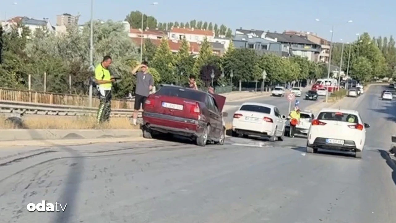 Yola yağ döküldü polis alarma geçti