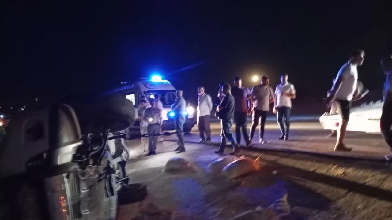 Takla atan araçta öldü