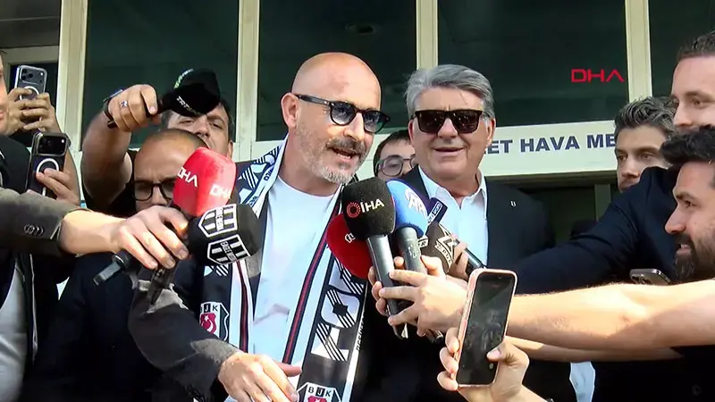 Beşiktaş'ın prensipte anlaştığı teknik direktör Vincenzo İtaliano, İstanbul'a geldi