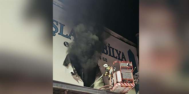 Bursa'da mobilya fabrikasını alevler sardı