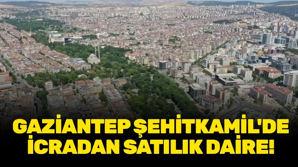 Gaziantep Şehitkamil'de icradan satılık daire!