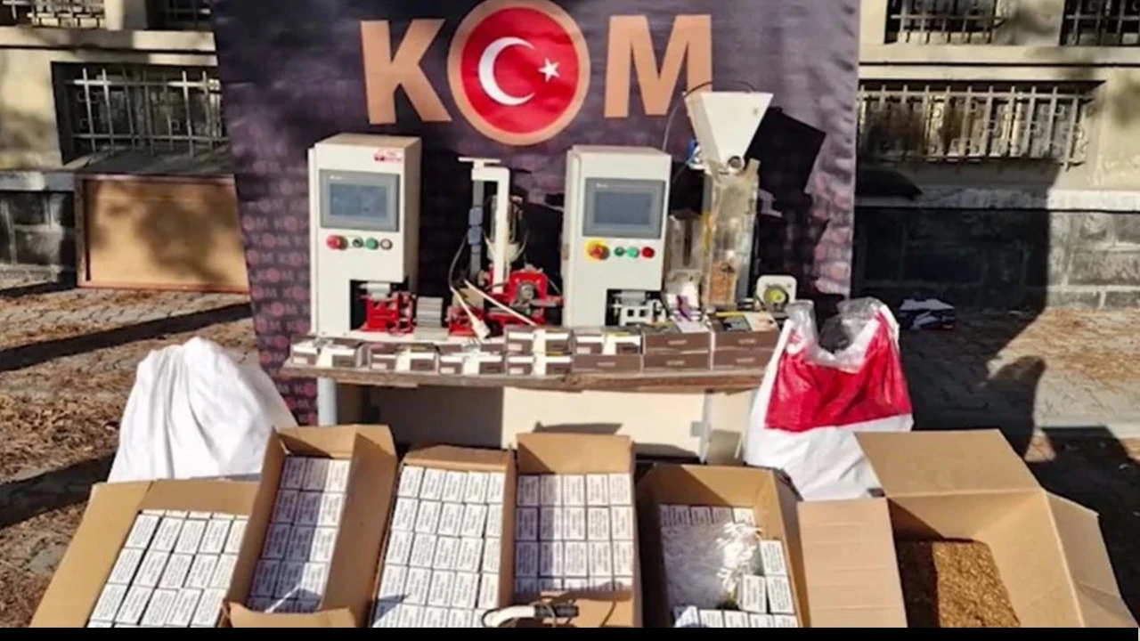 Kayseri’de 1 milyon 50 bin adet makaron ele geçirildi: 1 gözaltı