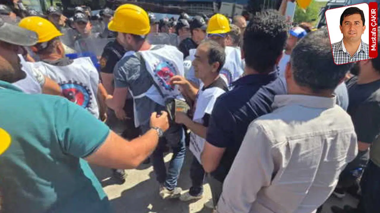 Ankara merkeze gelmek isteyen ancak önleri kesilen madencilerin Beypazarı’ndaki bekleyişi sürüyor: İşçi söz değil, ücretini istiyor
