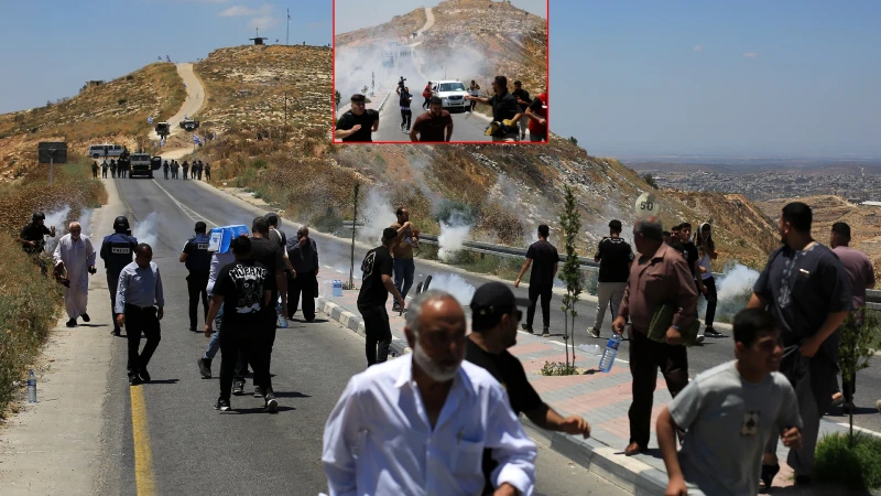 Batı Şeria'da İsrail'in Yahudi yerleşim birimi inşa faaliyetleri protesto edildi