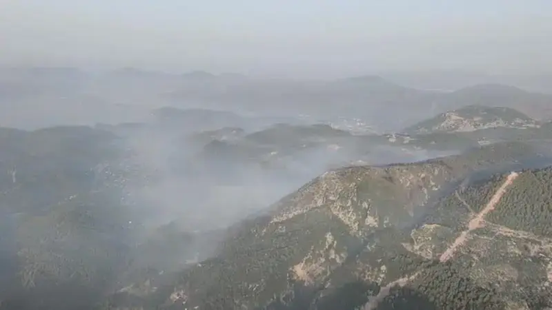 Muğla'daki orman yangını, büyük ölçüde kontrol altına alındı