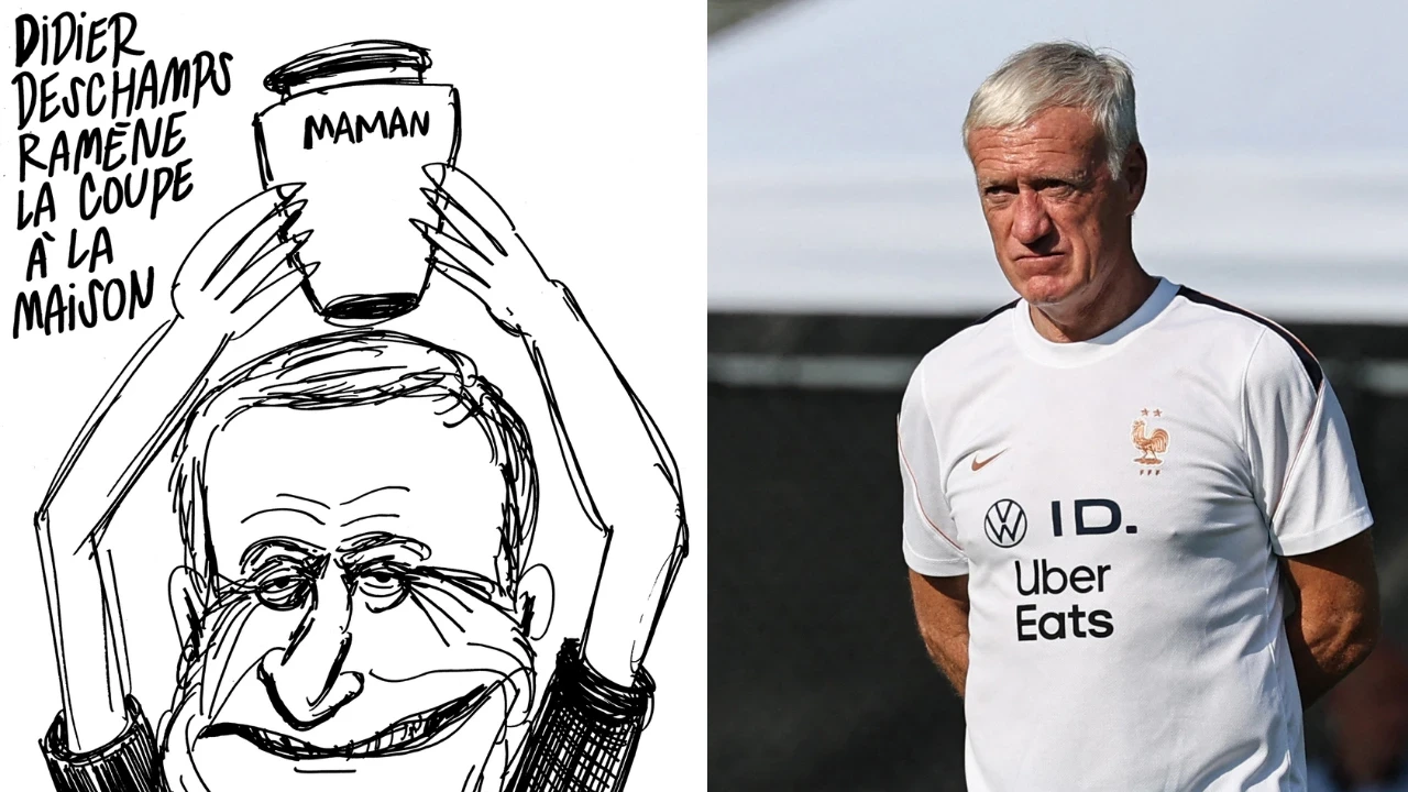 Charlie Hebdo'nun Didier Deschamps karikatürü Fransa'yı karıştırdı: 'İğrenç'