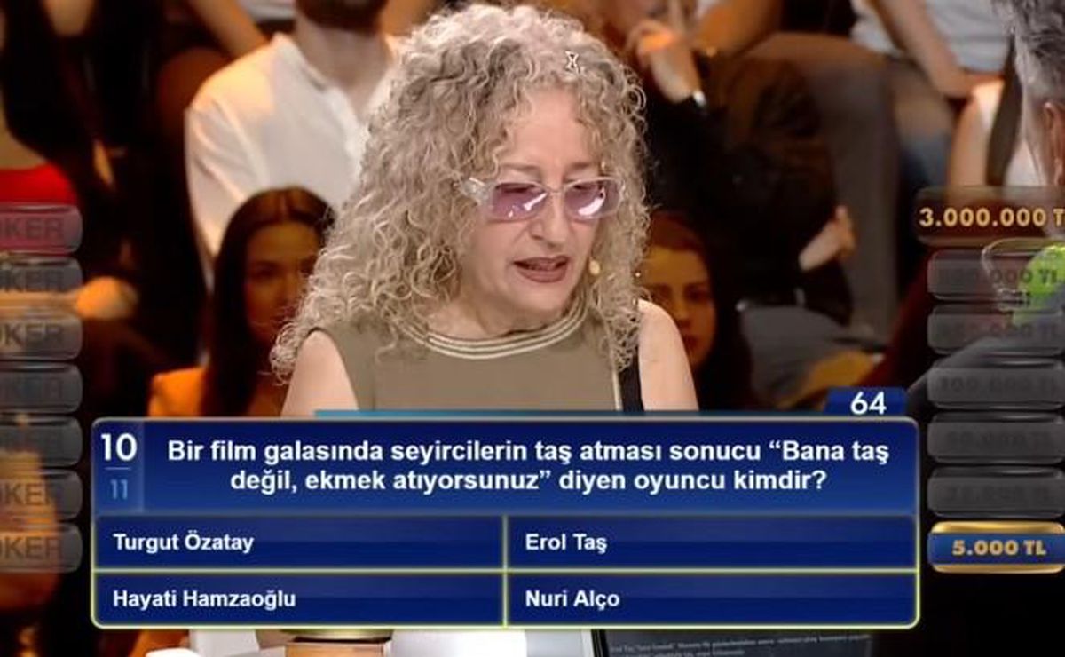 Bir film galasında seyircilerin taş atması sonucu "Bana taş değil, ekmek atıyorsunuz" diyen oyuncu kimdir?
