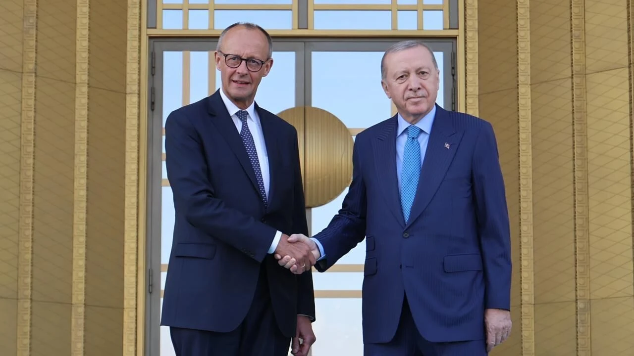 Cumhurbaşkanı Erdoğan, Almanya Şansölyesi Merz ile görüştü