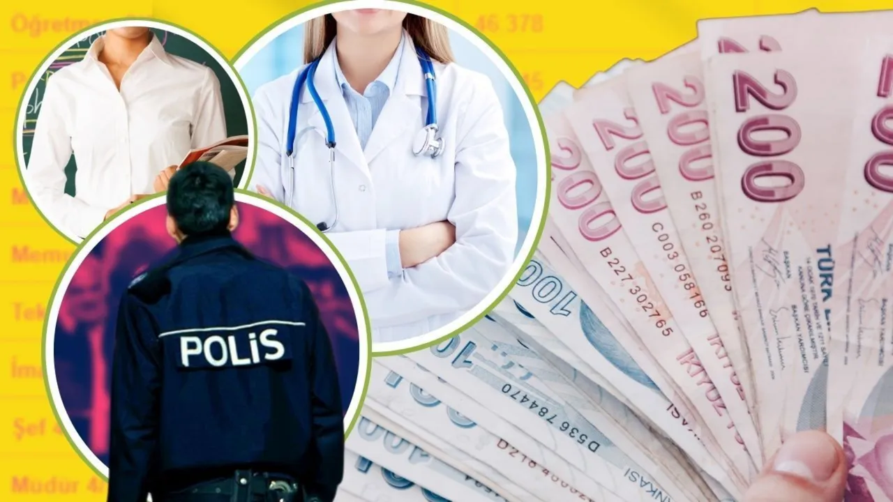 Polis, öğretmen, doktor... Kim ne kadar alacak? İşte meslek meslek zamlı memur maaşları