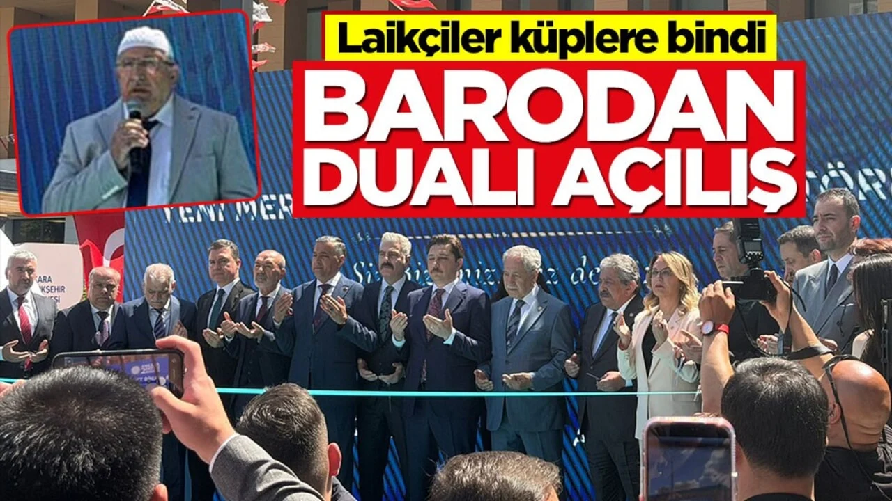 Laikçiler küplere bindi! Barodan dualı açılış