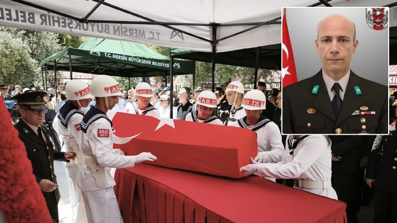 Suriye'de rahatsızlanıp şehit olan astsubay Kenan Şahin son yolculuğuna uğurlandı