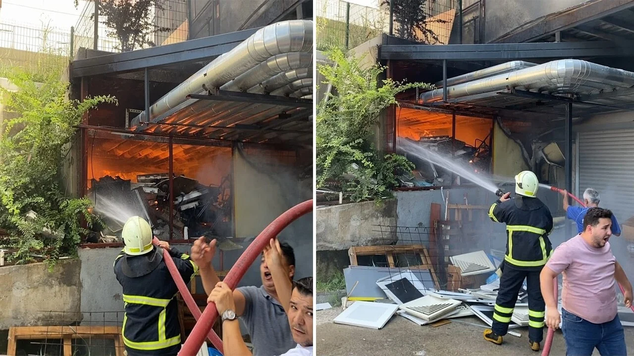 Hastanede yangın paniği hastalar tahliye edildi