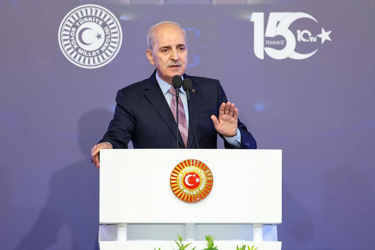 TBMM Başkanı Kurtulmuş, 15 Temmuz Demokrasi ve Milli Birlik Günü Anma Töreni'nde konuştu