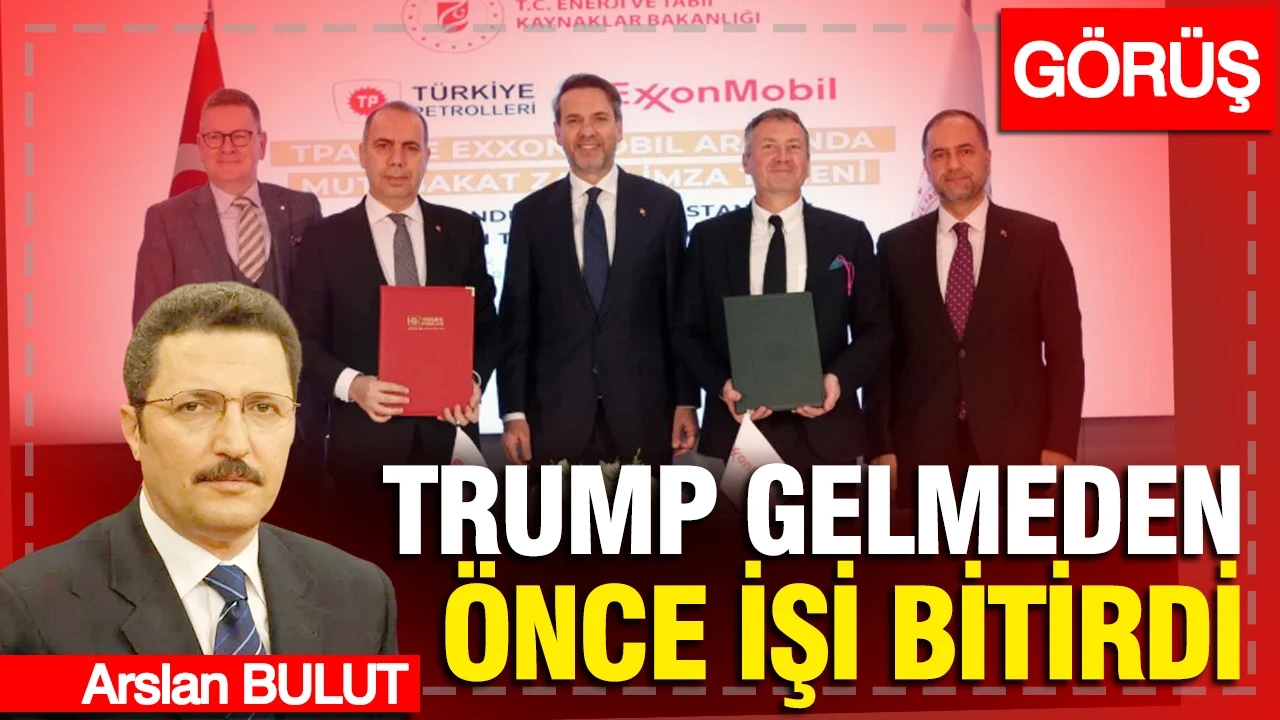 Trump gelmeden önce işi bitirdi
