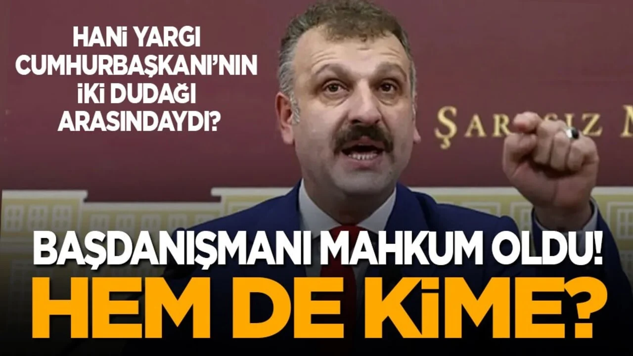 Hani yargı Cumhurbaşkanı’nın iki dudağı arasındaydı? Başdanışmanı mahkum oldu! Hem de kime?