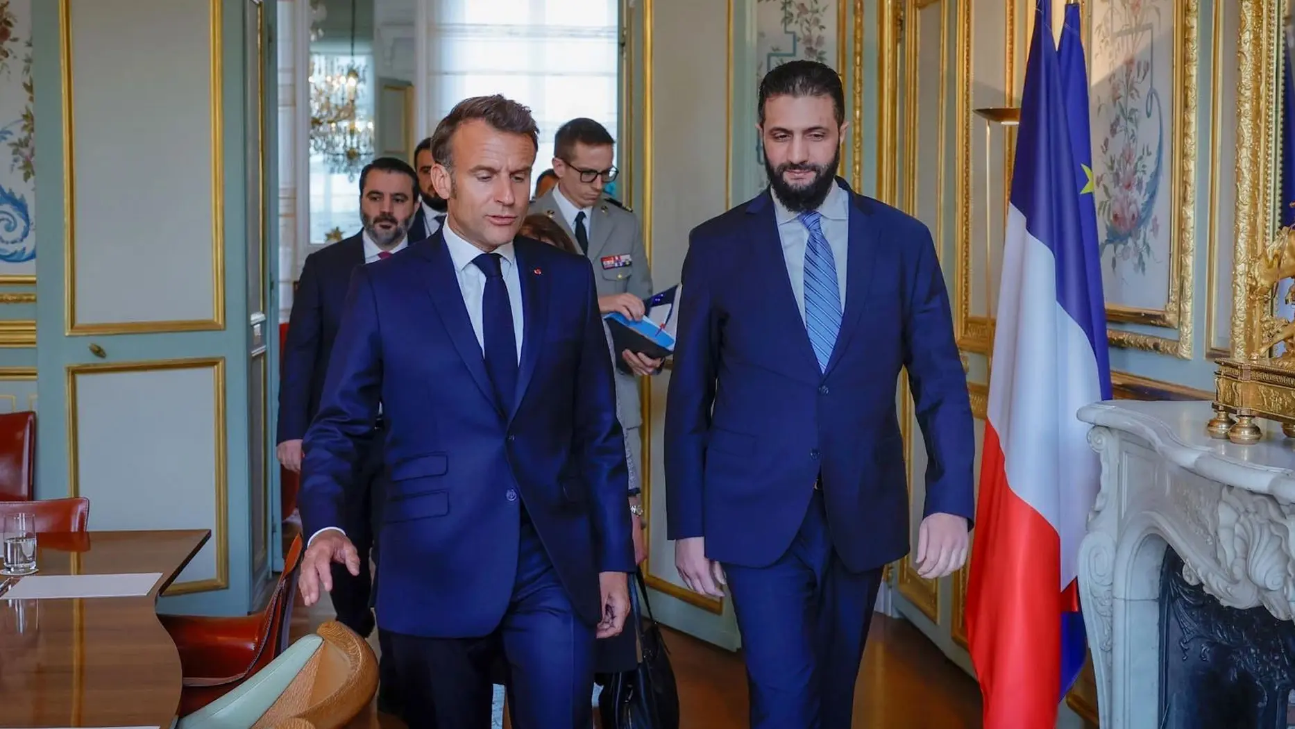 Fransa'dan ticari çıkarma... Macron Suriye'yi ziyaret edecek
