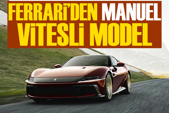 Ferrari'den manuel vitesli model!