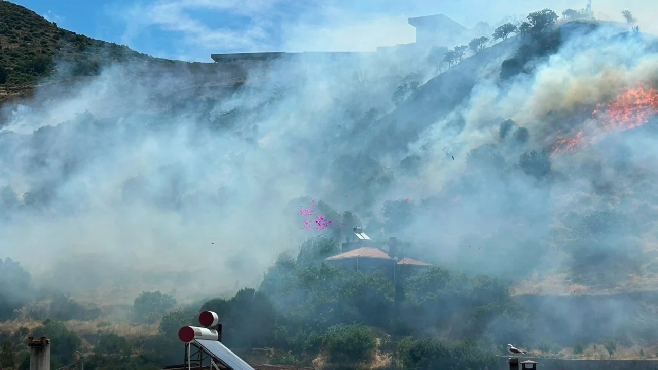 Çanakkale'de yangın alarmı