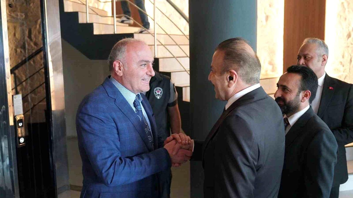 Duhok Ticaret ve Sanayi Odası ile IKBY heyetinden ETSO'ya ziyaret