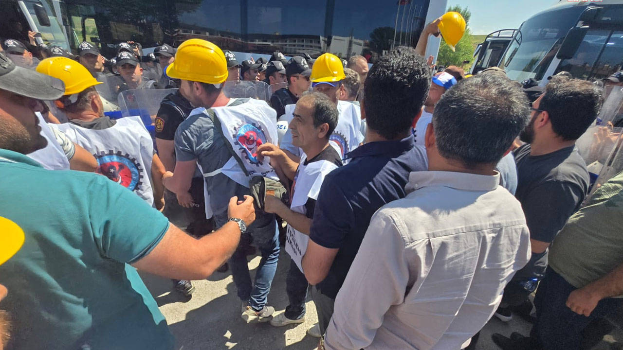 Doruk Madencilik işçilerinin yürüyüşüne engel: "Polis darp etti" iddiası