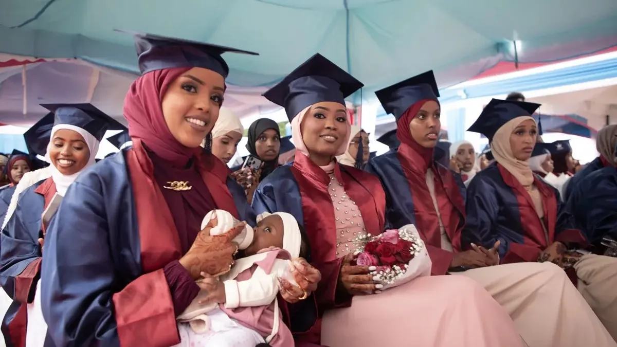 Recep Tayyip Erdoğan Sağlık Bilimleri Fakültesi Somali'de mezunlarını verdi
