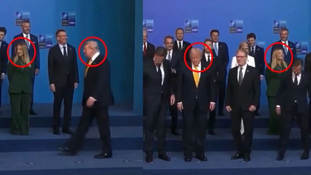 36. NATO Liderler Zirvesi'ne damga vuran gerilim: Meloni, Trump'ı görünce kafasını çevirdi