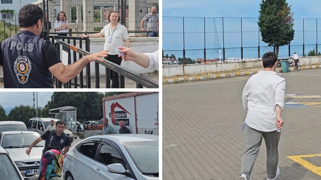 Kardeşinin kimliğiyle gelen öğrenci sınava son anda yetişti