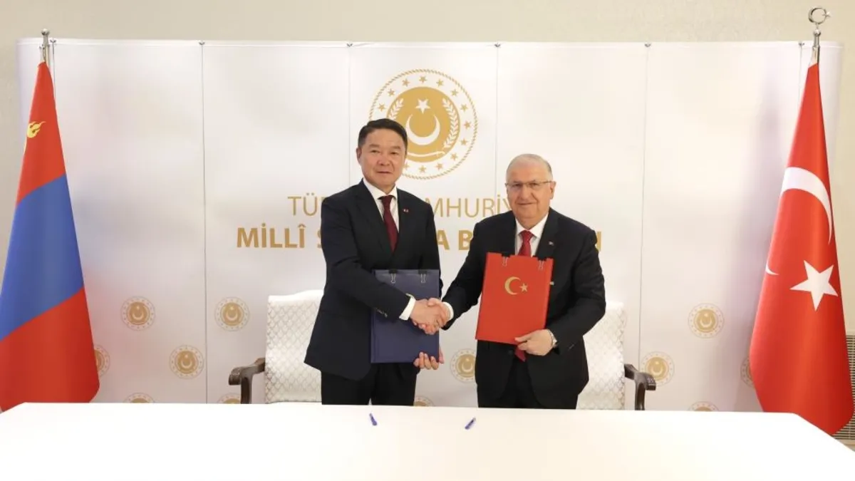 Türkiye-Moğolistan arasında Askerî Eğitim İş Birliği Anlaşması imzalandı