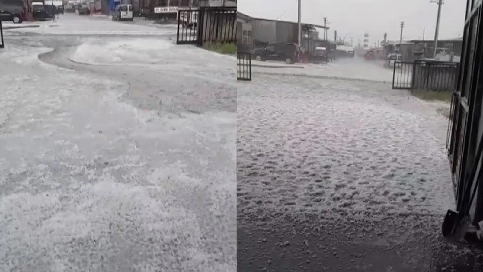 Meteoroloji uyarmıştı: Kars’ı dolu vurdu