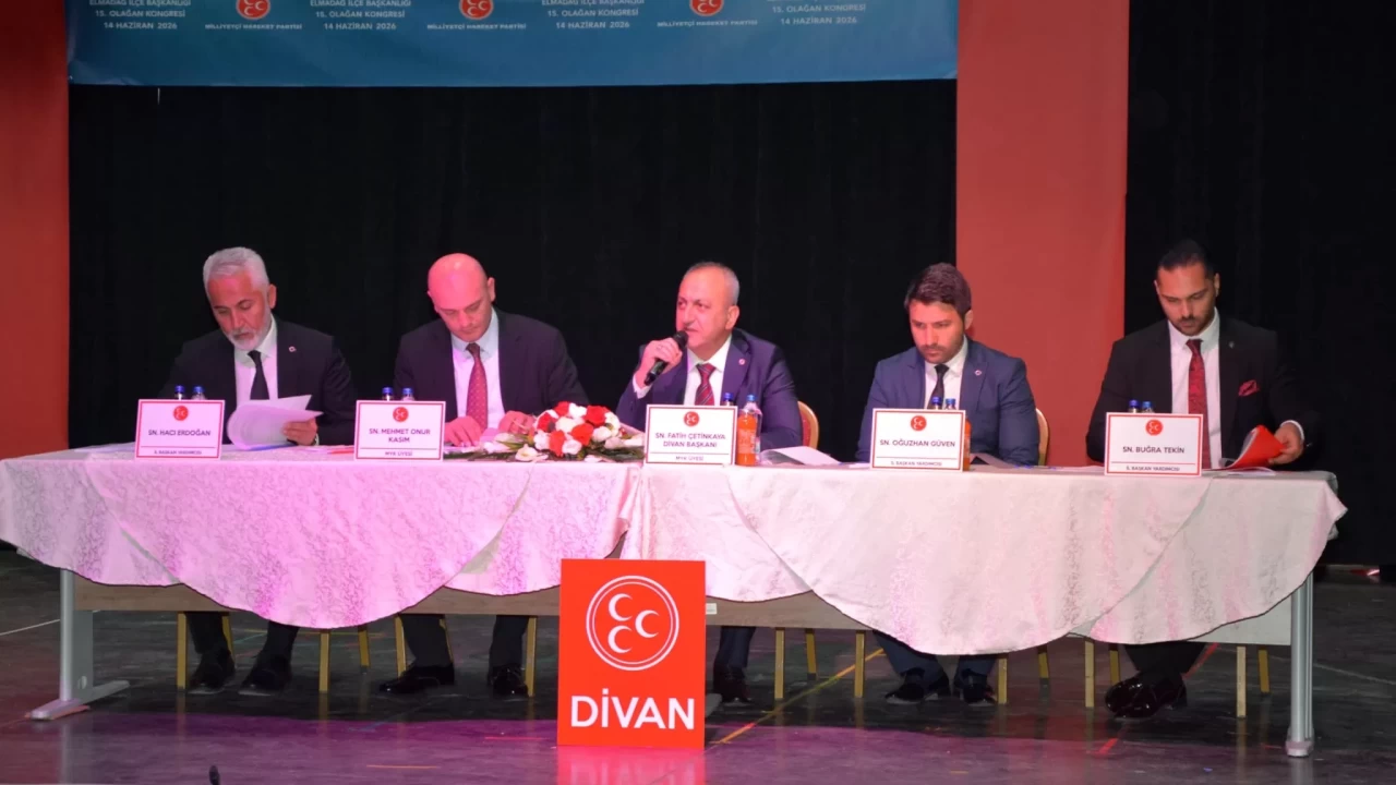 MHP Elmadağ ilçe kongresi tamamlandı: Ahmet Değer güven tazeledi