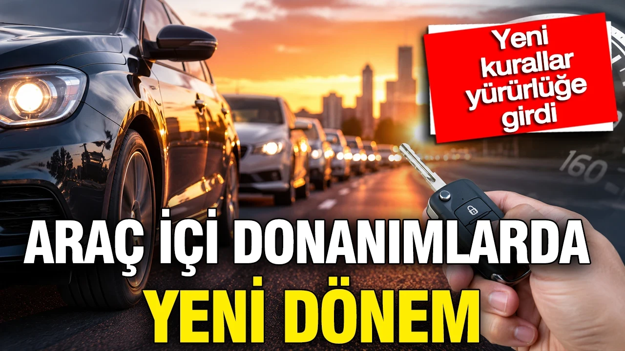Araç içi donanımlarda yeni dönem: Yeni kurallar yürürlüğe girdi