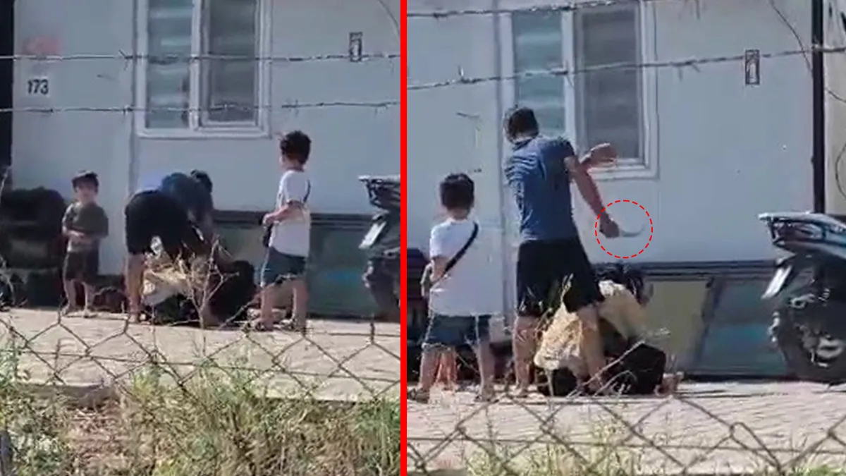 Hatay’da dehşet anları! 3 çocuğunun gözü önünde eşine kabusu yaşattı: Elindeki bıçakla yere yatırıp…