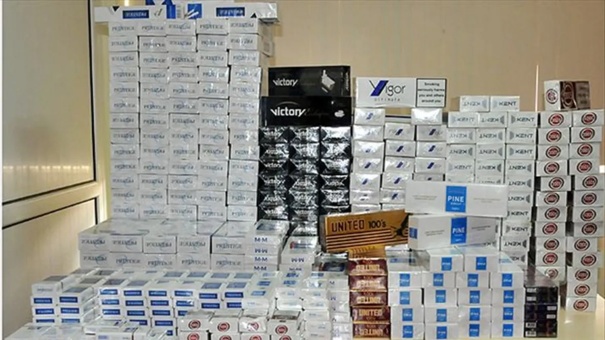 Ankara'da kaçakçılık operasyonu: 2 bin 500 paket kaçak sigara ele geçirildi