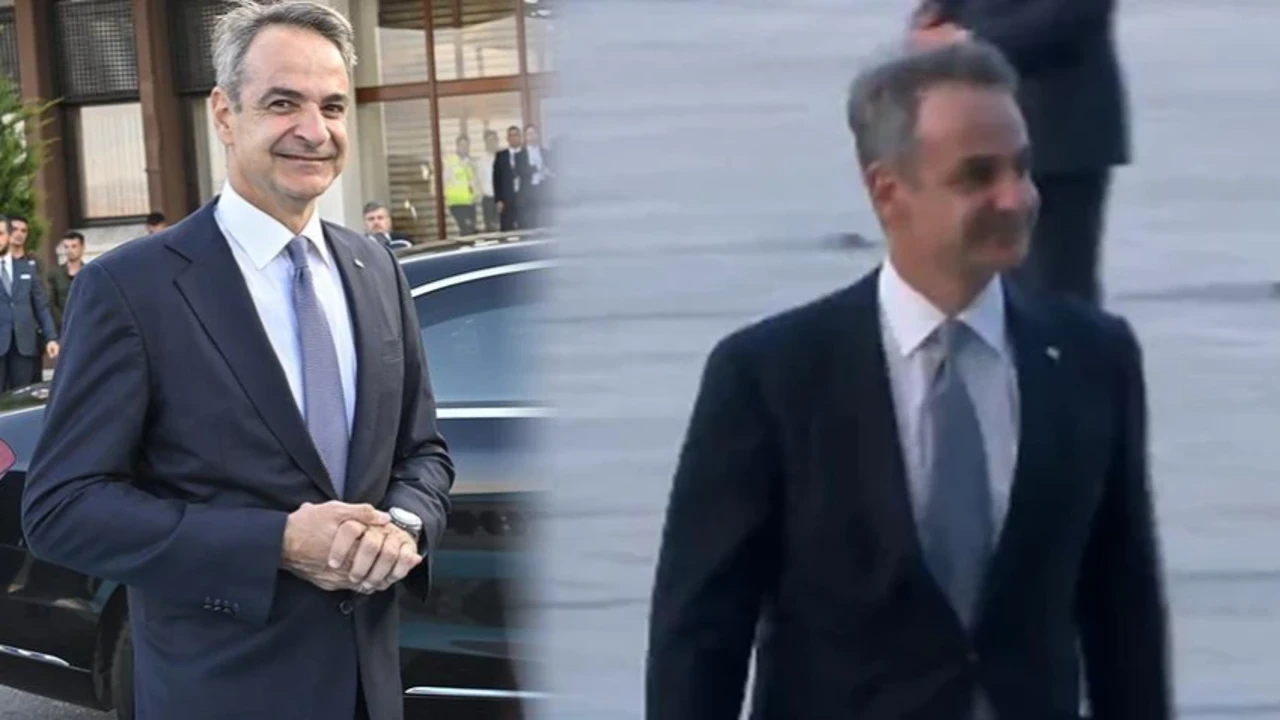 Miçotakis'e mehterli karşılama