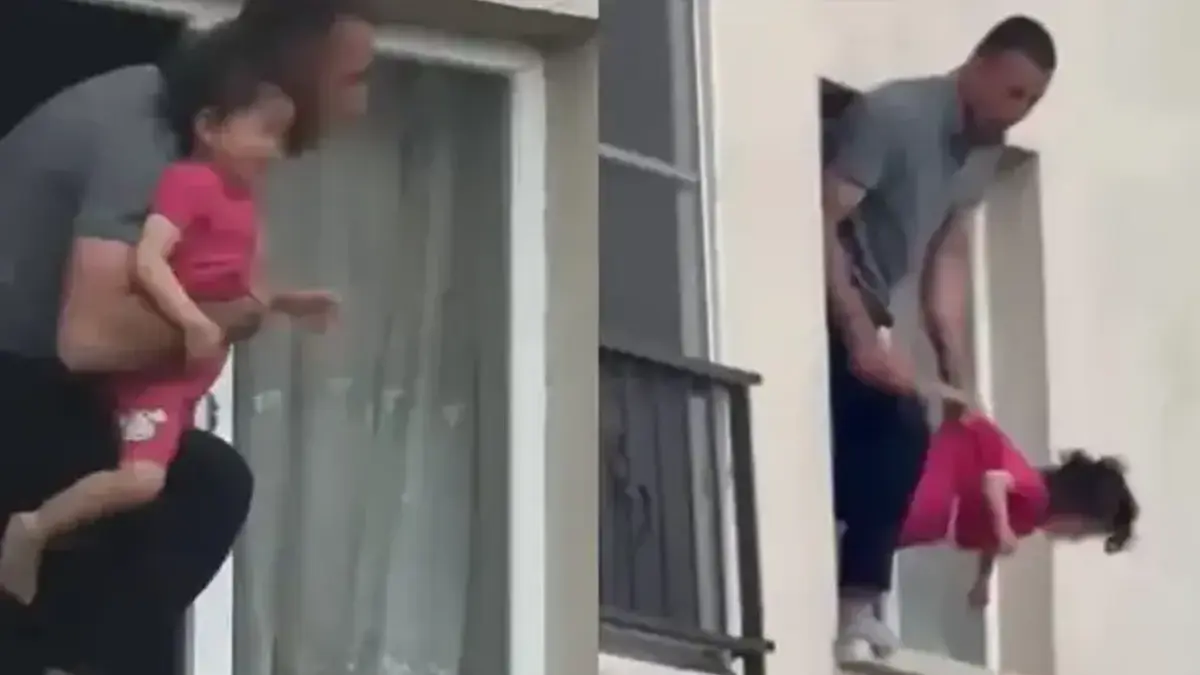 3 yaşındaki çocuk kabusu yaşadı! Kızını rehin alan baba etkisiz hale getirildi