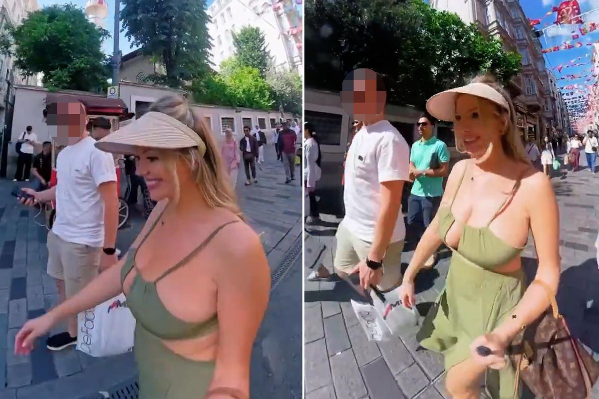 Rus kadın Taksim'e böyle çıktı, gelen teklifi anında reddetti