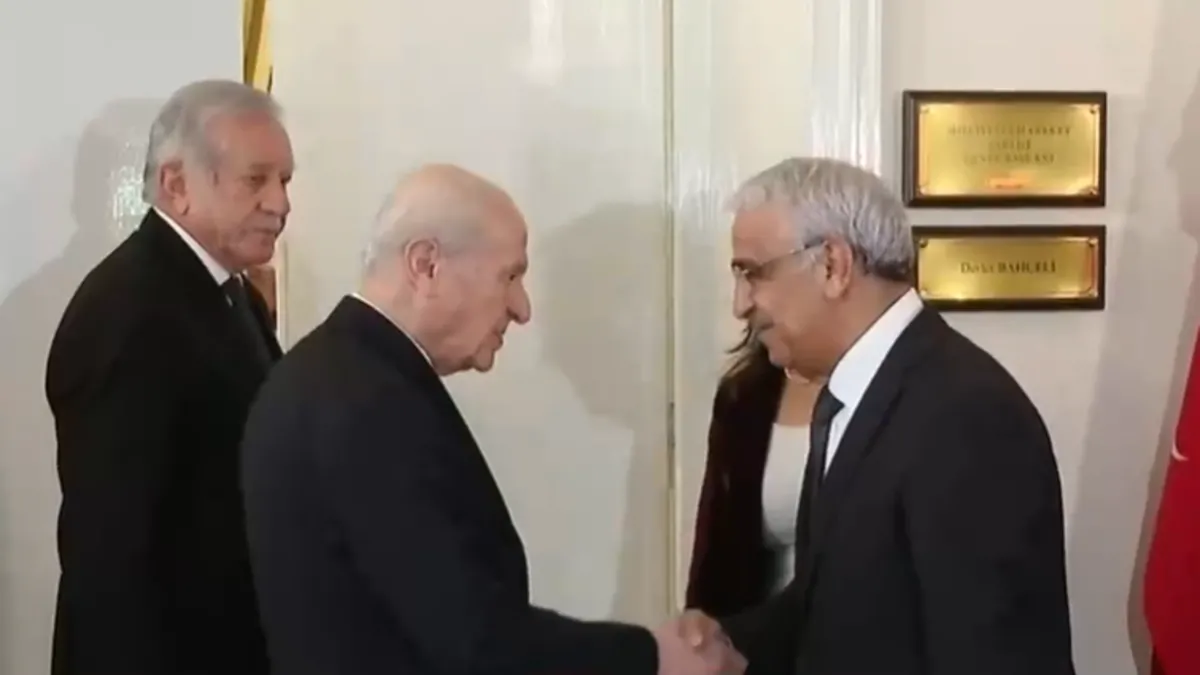 Son dakika | DEM Parti heyetinden MHP lideri Devlet Bahçeli'ye ziyaret
