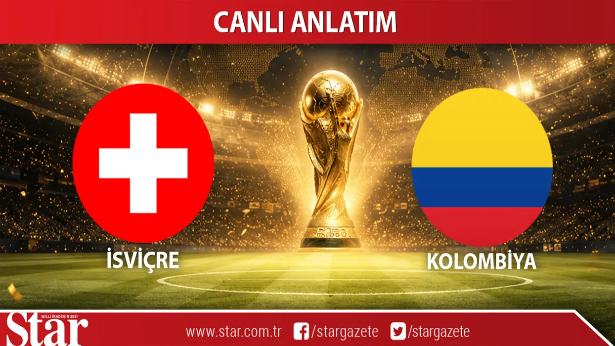 CANLI: İsviçre - Kolombiya