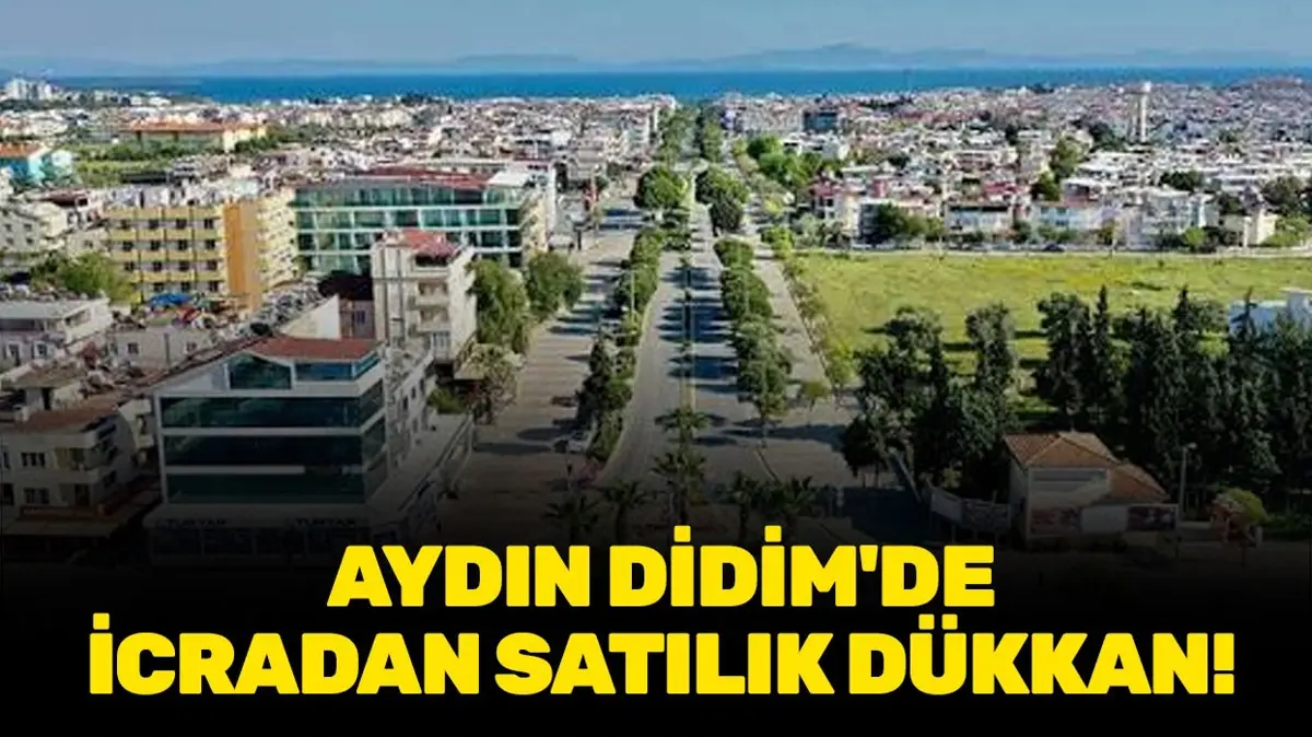 Aydın Didim'de icradan satılık dükkan!