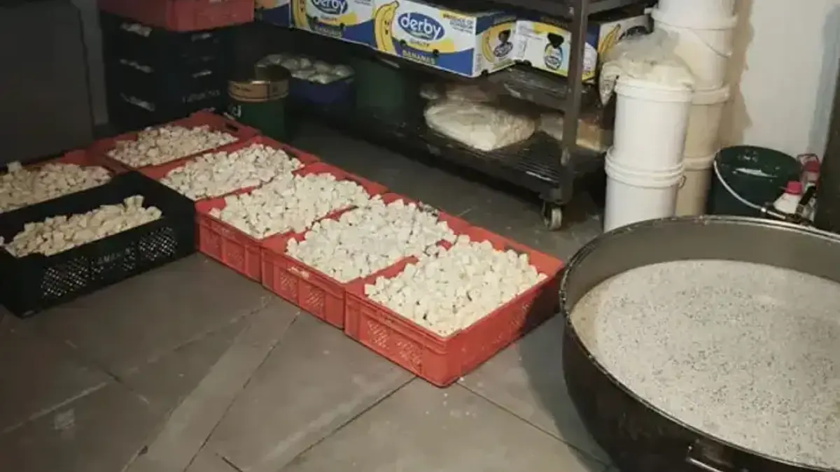 Başkentte 9 ton bozuk süt ve süt ürünü ele geçirildi