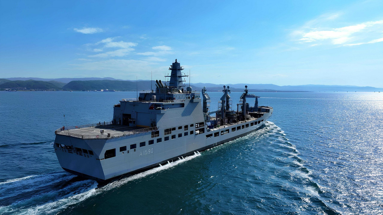 Türk Donanmasının ikinci büyük gemisi TCG Derya, Denizkurdu Tatbikatı'nda