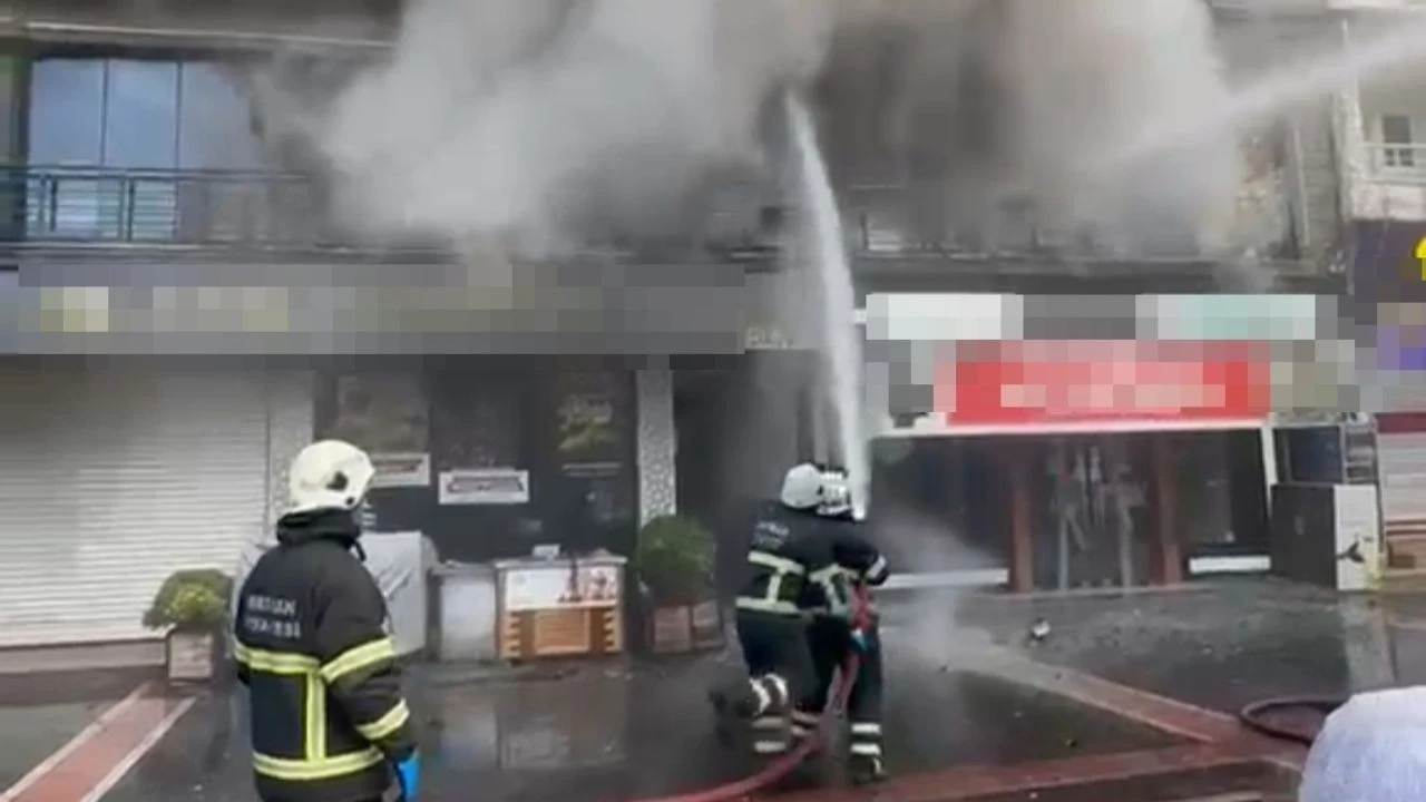 Batman'da pastanede yangın paniği