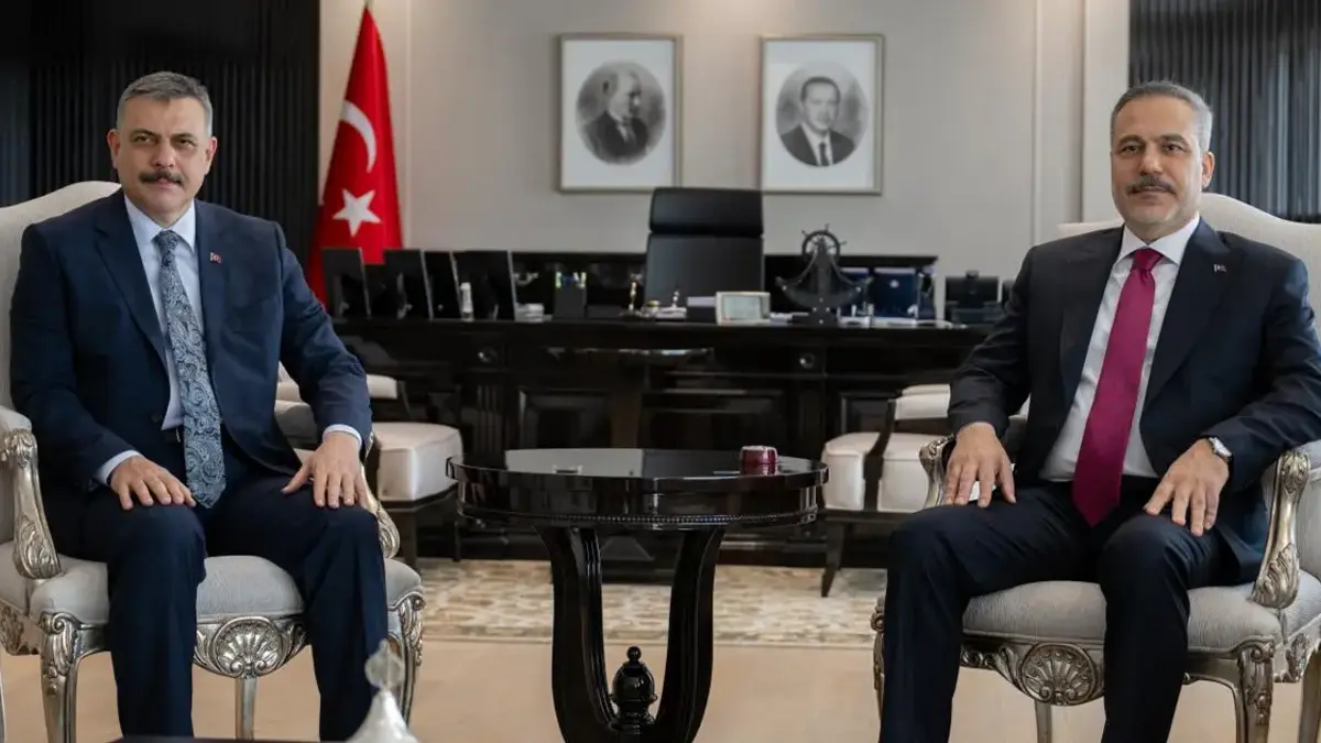 İçişleri Bakanı Mustafa Çiftçi, Dışişleri Bakanı Hakan Fidan ile görüştü