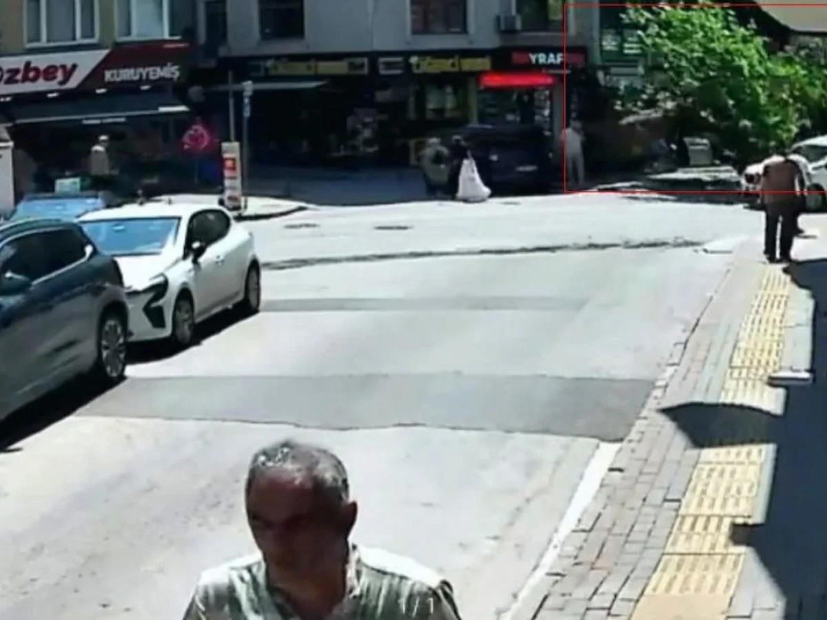 Bursa'da 150 yıllık ağaç otomobilin üzerine devrildi