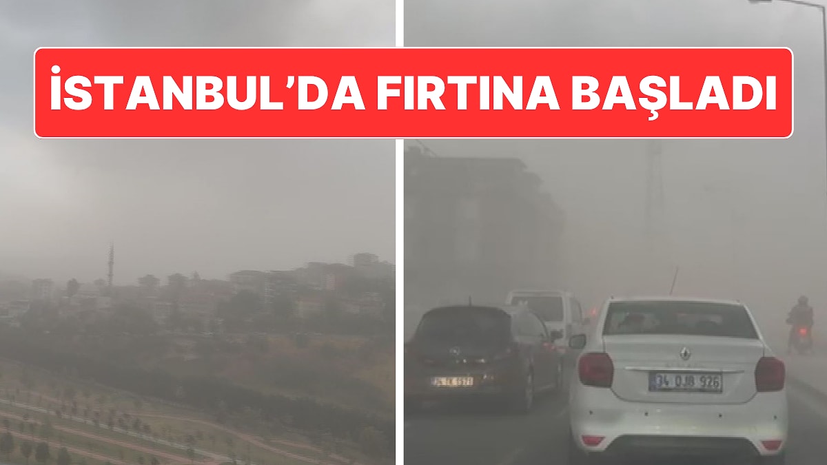 Valilik ve Meteorolojiden Peş Peşe Uyarılar Gelmişti: İstanbul’da Kuvvetli Yağış ve Fırtına Etkili Oluyor